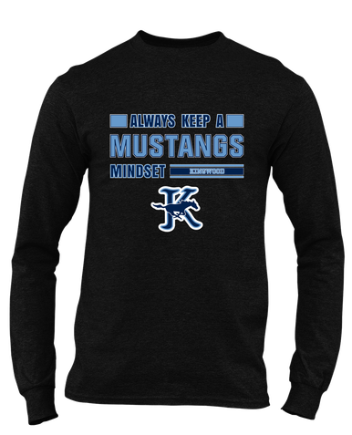 Kingwood Mustangs Mindset Men's LS T-Shirt