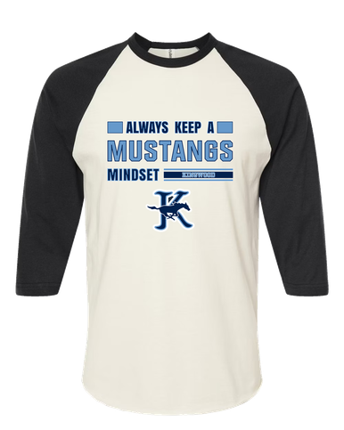 Kingwood Mustangs Mindset Women's Baseball T-Shirt