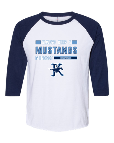 Kingwood Mustangs Mindset Men's Baseball T-Shirt