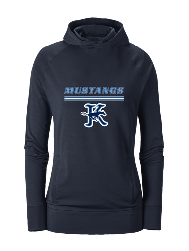 Kingwood Mustangs Mascot #8 Women's Hoodie