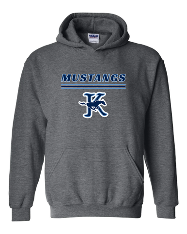 Kingwood Mustangs Mascot #8 Men's Hoodie