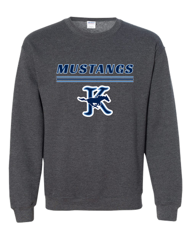 Kingwood Mustangs Mascot #8 Men's Sweatshirt