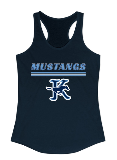 Kingwood Mustangs Mascot #8 Women's Tank Top