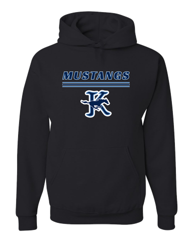 Kingwood Mustangs Mascot #8 Men's Premium Hoodie