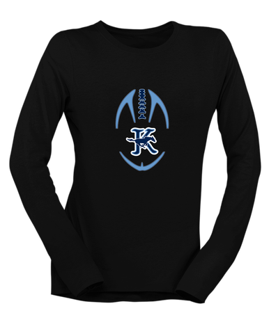 Kingwood Mustangs Football #4 Women's LS T-Shirt