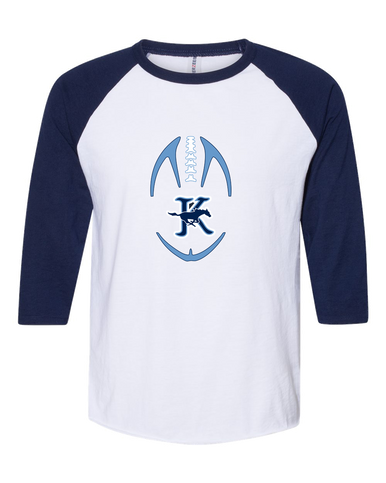 Kingwood Mustangs Football #4 Women's Baseball T-Shirt