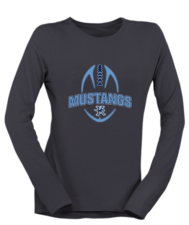 Kingwood Mustangs Football #5 Women's LS T-Shirt