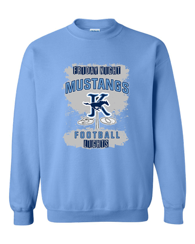 Kingwood Mustangs Football #6 Men's Sweatshirt