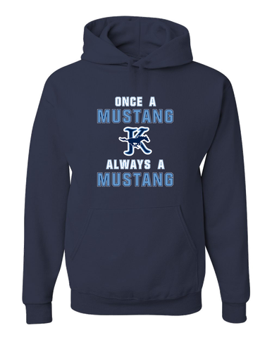 Kingwood Mustangs Once A Men's Premium Hoodie
