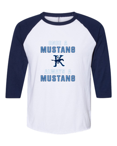 Kingwood Mustangs Once A Men's Baseball T-Shirt