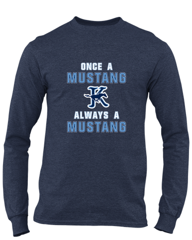 Kingwood Mustangs Once A Men's Premium LS T-Shirt