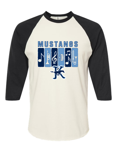 Kingwood Mustangs Band # 2 Men's Baseball T-Shirt