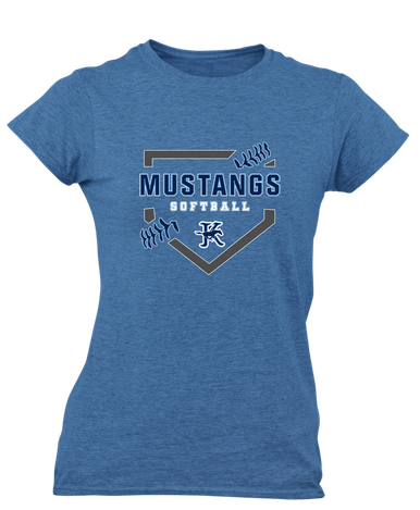Kingwood Mustangs Softball #2 Women's Premium SS T-Shirt