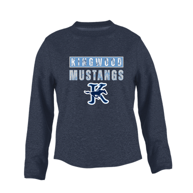 Kingwood Mustangs Mascot #9 Women's Sweatshirt
