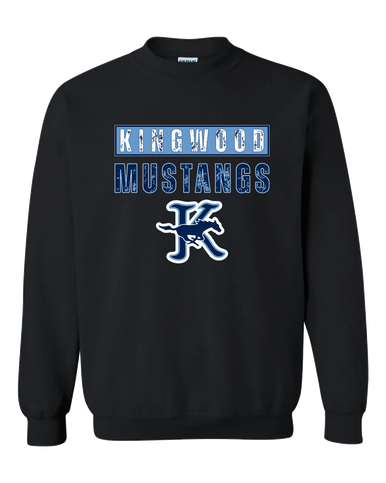 Kingwood Mustangs Mascot #9 Men's Sweatshirt
