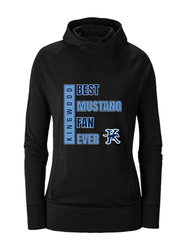 Kingwood Mustangs Best Mustang Fan Women's Hoodie