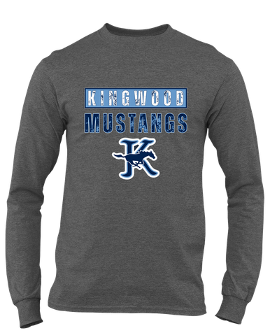 Kingwood Mustangs Mascot #9 Men's Premium LS T-Shirt