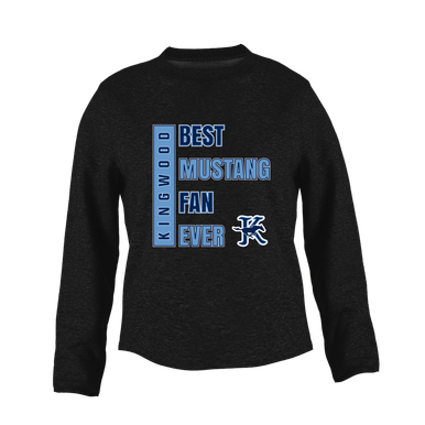 Kingwood Mustangs Best Mustang Fan Women's Sweatshirt