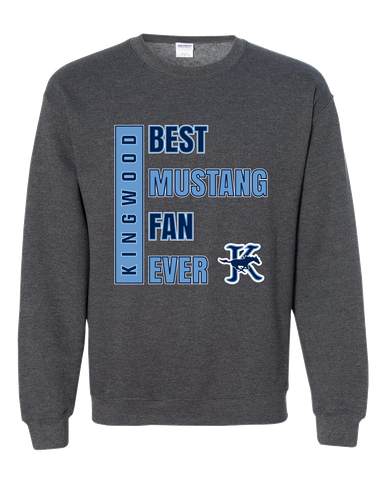 Kingwood Mustangs Best Mustang Fan Men's Sweatshirt