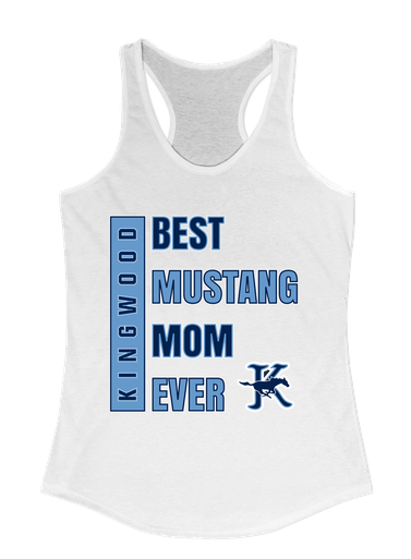 Kingwood Mustangs Best Mustang Mom Women's Tank Top