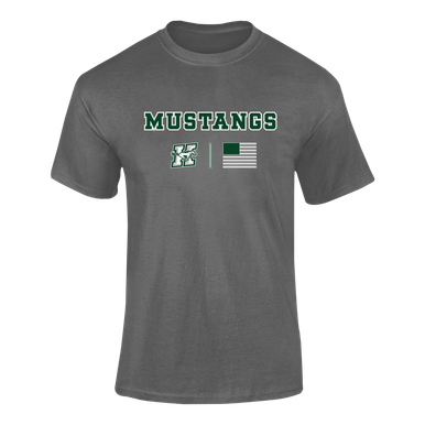 Richard King Mustangs Team Colors Flag Men's Premium SS T-Shirt