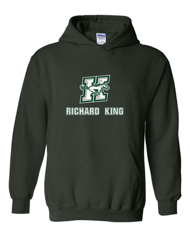 Richard King Mustangs Mascot #2 Men's Hoodie