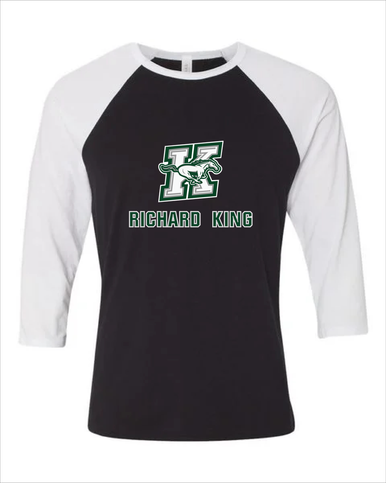 Richard King Mustangs Mascot #2 Men's Baseball T-Shirt