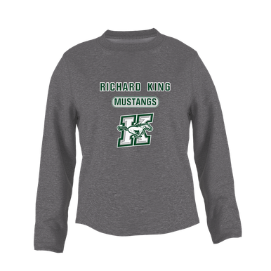 Richard King Mustangs Mascot #3 Women's Sweatshirt
