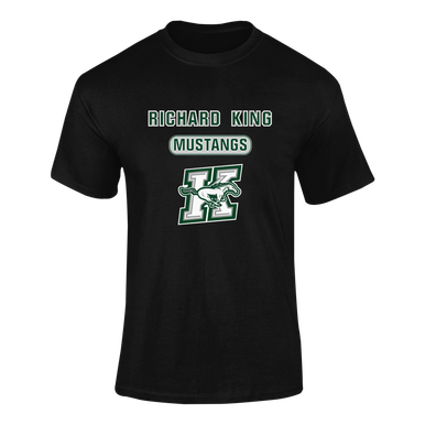 Richard King Mustangs Mascot #3 Men's SS T-Shirt