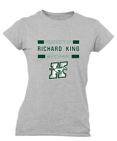 Richard King Mustangs Property Of Women's SS T-Shirt
