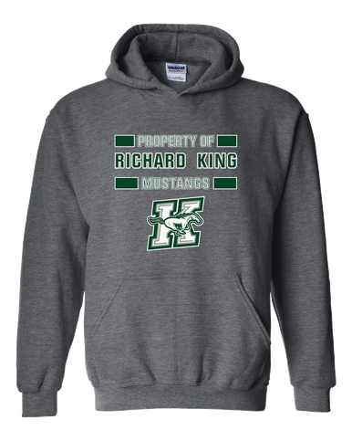 Richard King Mustangs Property Of Men's Hoodie