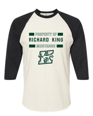Richard King Mustangs Property Of Women's Baseball T-Shirt