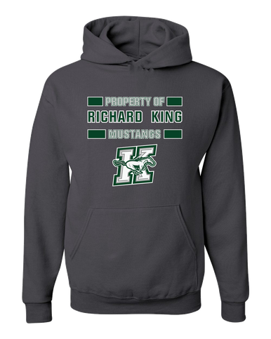 Richard King Mustangs Property Of Men's Premium Hoodie