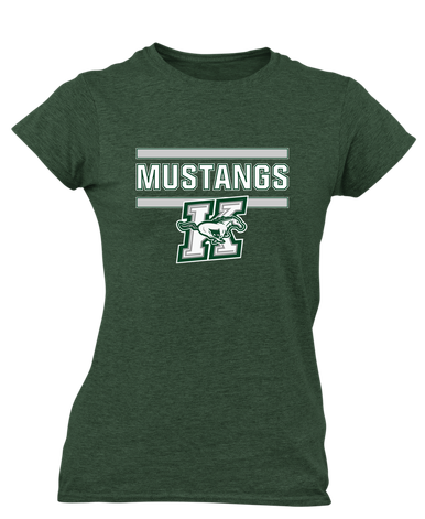 Richard King Mustangs Mascot #5 Women's Premium SS T-Shirt