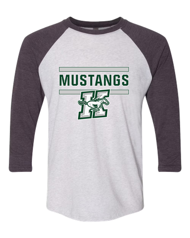 Richard King Mustangs Mascot #5 Women's Baseball T-Shirt