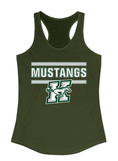 Richard King Mustangs Mascot #5 Women's Tank Top