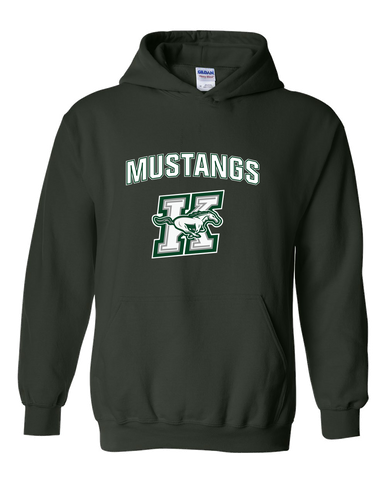 Richard King Mustangs Mascot #6 Men's Hoodie