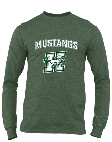 Richard King Mustangs Mascot #6 Men's Premium LS T-Shirt