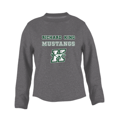 Richard King Mustangs Spirit Women's Sweatshirt
