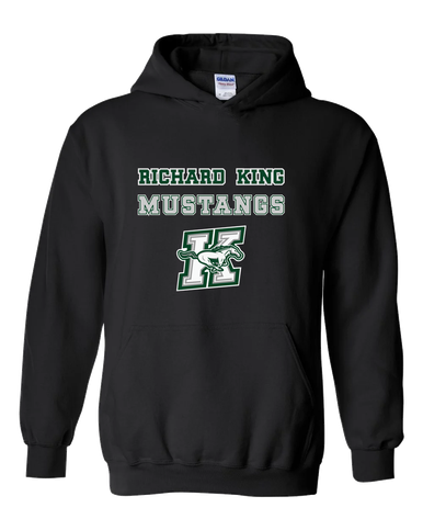 Richard King Mustangs Spirit Men's Hoodie