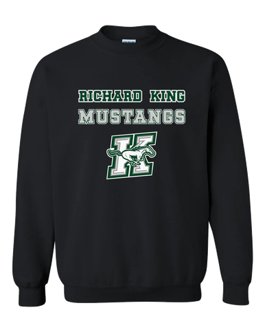 Richard King Mustangs Spirit Men's Sweatshirt
