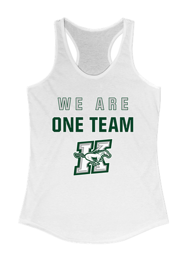 Richard King Mustangs We Are One Team Women's Tank Top