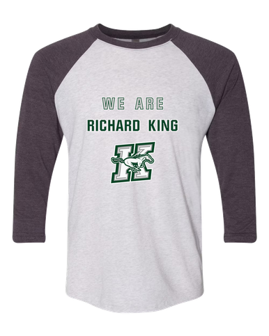 Richard King Mustangs We Are Men's Baseball T-Shirt