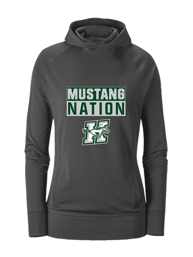 Richard King Mustangs Nation #1 Women's Hoodie