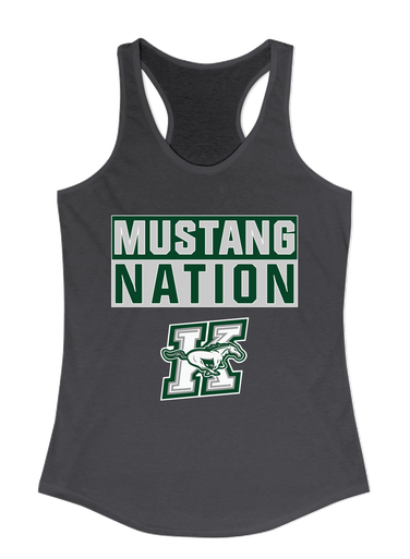Richard King Mustangs Nation #1 Women's Tank Top