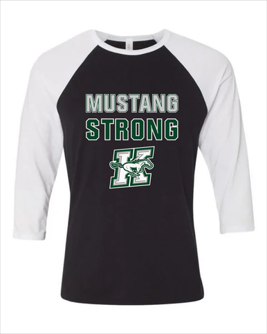 Richard King Mustangs Strong #2 Men's Baseball T-Shirt
