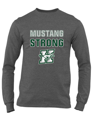 Richard King Mustangs Strong #2 Men's LS T-Shirt