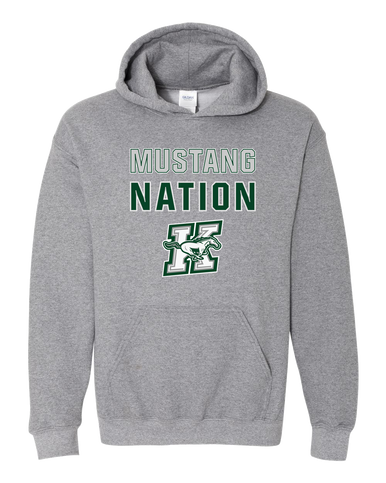 Richard King Mustangs Nation #2 Men's Hoodie