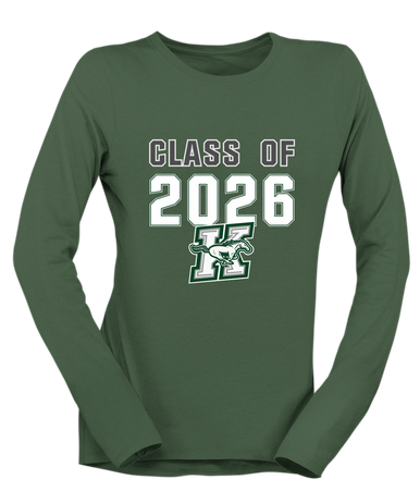 Richard King Mustangs Class of 2026 Women's Premium LS T-Shirt