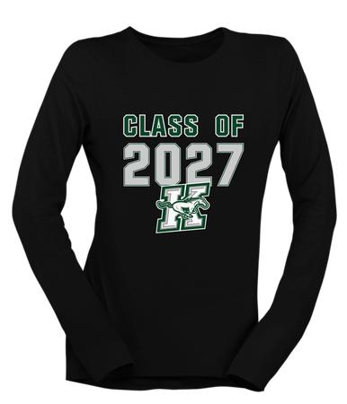 Richard King Mustangs Class of 2027 Women's LS T-Shirt